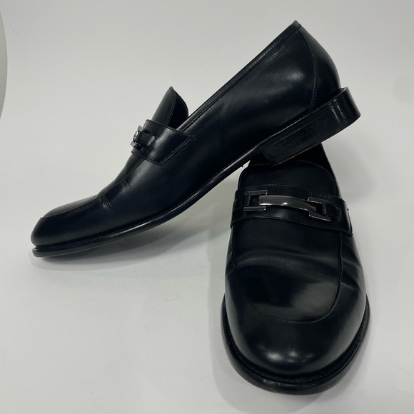 Johnston & Murphy Black Leather Loafers main image 4